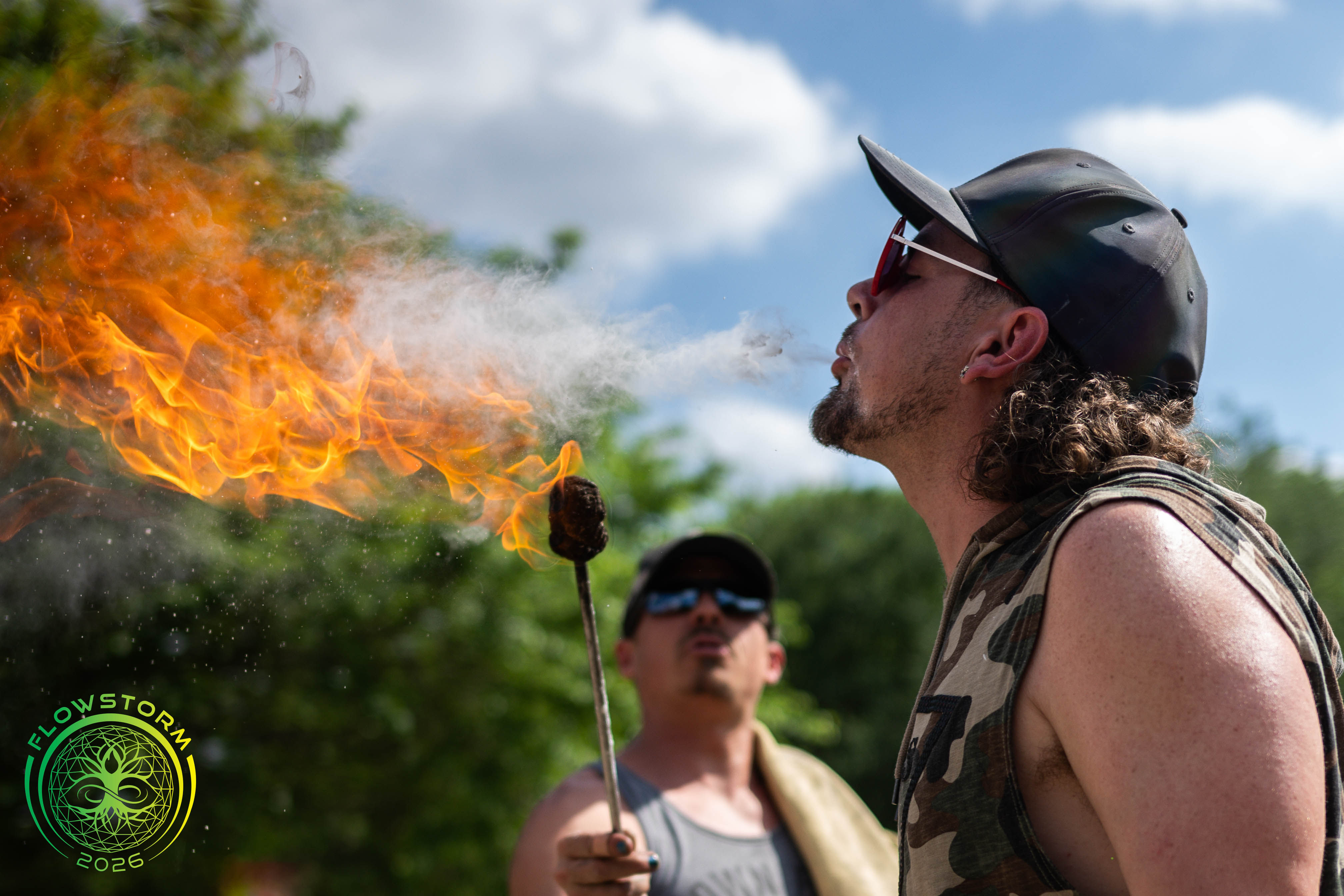 Flint Creek, OK - 7/26-27 - Cornstarch fire breathing workshop – Image 6