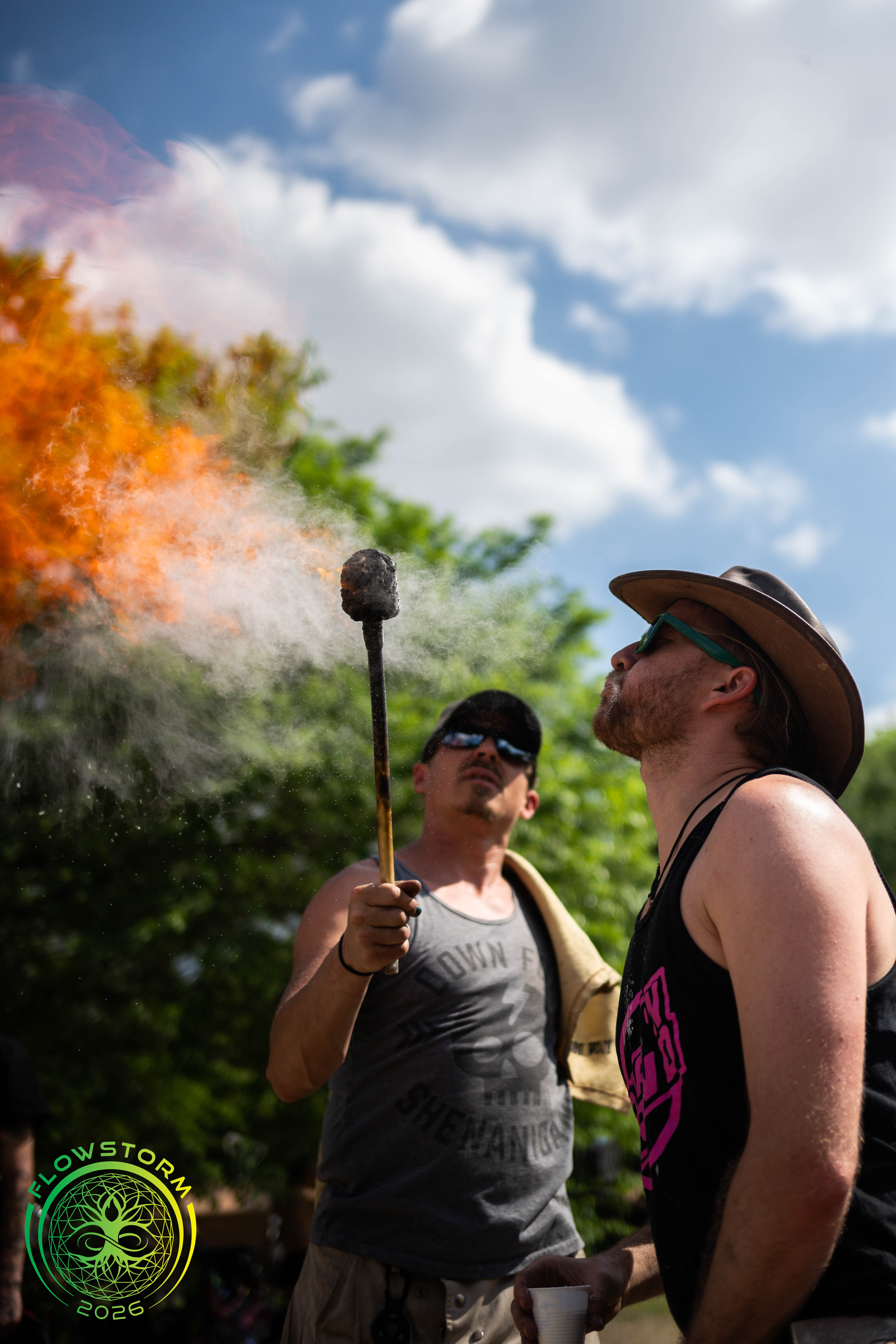 Flint Creek, OK - 7/26-27 - Cornstarch fire breathing workshop – Image 7