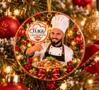 Chef Luigi's Holiday Ornament – Image 1