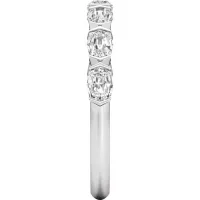 14K White Gold 2 1/4 CTW Lab-Grown Diamond Anniversary Band – Image 4