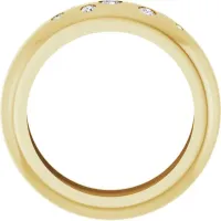 14K Yellow Gold 1/5 CTW Lab-Grown Diamond Ring Size 7 – Image 4