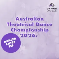 Australian Theatrical Dance Championship 2026: Dancer Entry Fee – Image 1