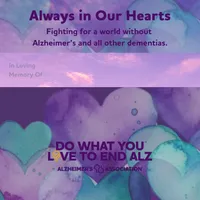 Alzheimer’s Garden Tile: Always in Our Hearts – Image 1