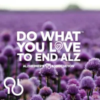 Alzheimer’s Awareness Accent Coaster – Do What You Love to End ALZ 