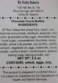 Dark Chocolate Chunk Muffin – Image 4