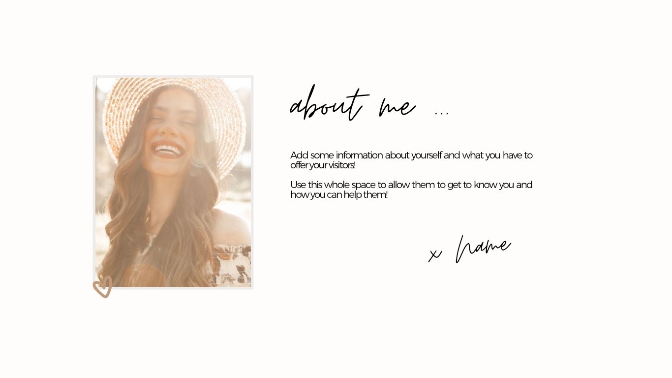 Canva Website DFY Canva Website for influencers, creators, or personal website – Image 6