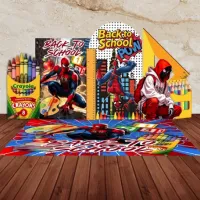 Spider-Man Back to School Template Bundle – Image 1