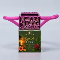 Car Diffuser Top Pink | Luxury Tropical Car Air Freshener – Sunset Oasis