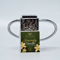 Car Diffuser Top Silver | Luxury Tropical Car Air Freshener – Heavenly Vanilla