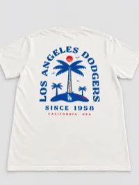 Los Angeles Dodgers – Standard T-Shirt, M, White