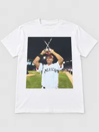 Baseball Celebration – Standard T-Shirt, M, White