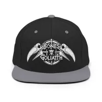 BOG Snapback Hat – Black/ Silver