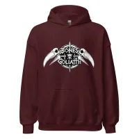 BOG Logo Unisex Hoodie – Maroon, XL