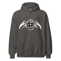 BOG Logo Unisex Hoodie – Charcoal, S