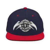 BOG Snapback Hat – Navy/ Red