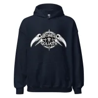 BOG Logo Unisex Hoodie – Navy, L