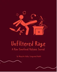 Unfiltered Rage: An Adult Emotional Release Journal – Image 1