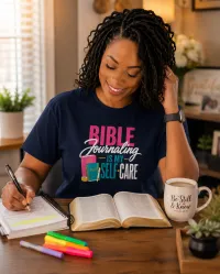 Bible Journaling Is My Self-Care Shirt – Image 1