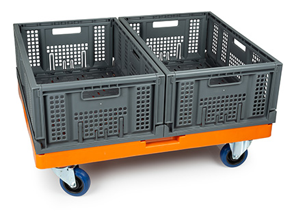 PI-DT-86 Dolly Trolley with Handle – Heavy Duty Crate Transport Solution – Image 4