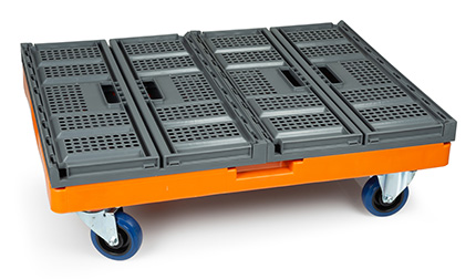 PI-DT-86 Dolly Trolley with Handle – Heavy Duty Crate Transport Solution – Image 3