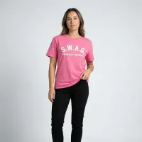 S.W.A.G. Gentleman Women’s T Shirt - Baby Pink – Image 4