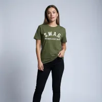 S.W.A.G. Gentleman Women’s T Shirt - Olive – Image 3