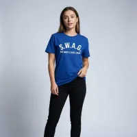 S.W.A.G. Gentleman Women’s T Shirt - Blue – Image 3