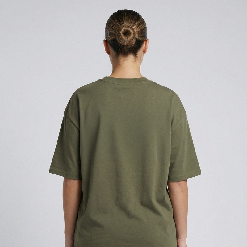 S.W.A.G. Gentleman Women’s Oversized Tee - Olive – Image 3