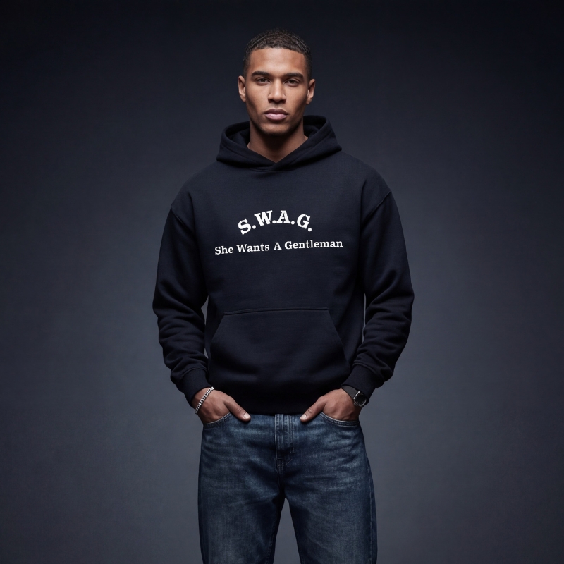 S.W.A.G. Gentleman Hoodie – L, Black