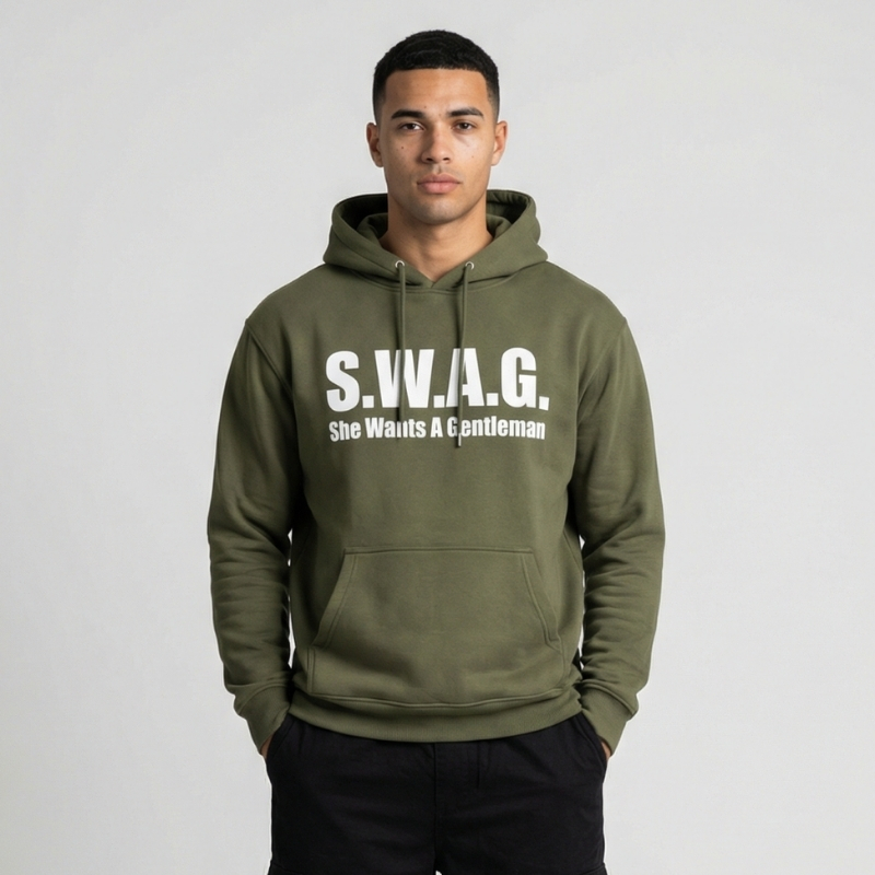 S.W.A.G. Gentleman Hoodie - Olive – XL