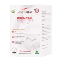 NaturoBest Prenatal Trimester One with Ginger 🧡 – 120 caps