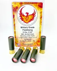 Flash Bang Military Grade 12 Gauge 2 3/4" Less Lethal Rounds 5 Pack – Image 1