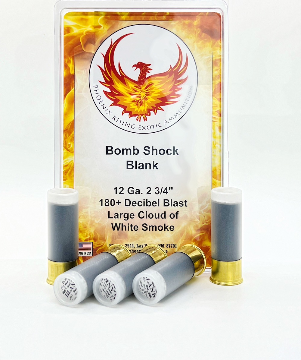 Bomb Shock Blank 12 Gauge 2 3/4" Less Lethal Rounds 5 Pack – Image 1
