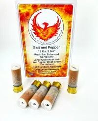 Rock Salt & Pepper 12 Gauge 2 3/4" Less Lethal Rounds 5 Pack – Image 1
