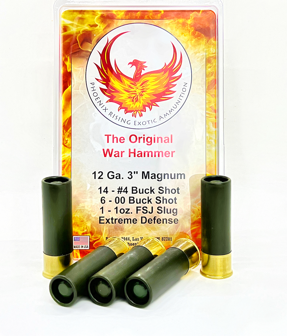 "The Original War Hammer" 12 Gauge 3" Magnum Rounds 5 Pack – Image 1