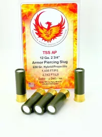 TSS Armor Piercing Slug 12 Gauge 2 3/4" Rounds 5 Pack – Image 1