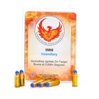 9MM LUGER Specialty Rounds Pack – 9mm Incendiary – 6 Round Pack