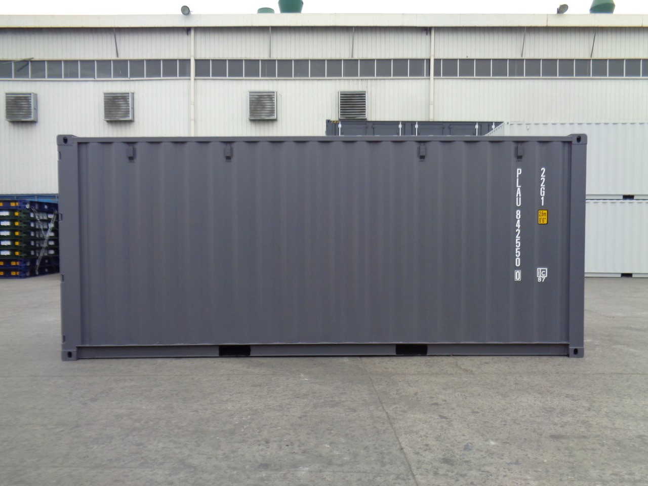 20 ft High Cube - Halifax – Slate | RAL 7015, Full Open Side