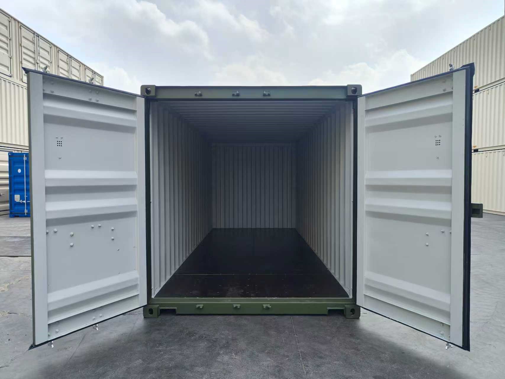 20 ft Standard - Halifax – Olive Green | RAL 6003, Single Door