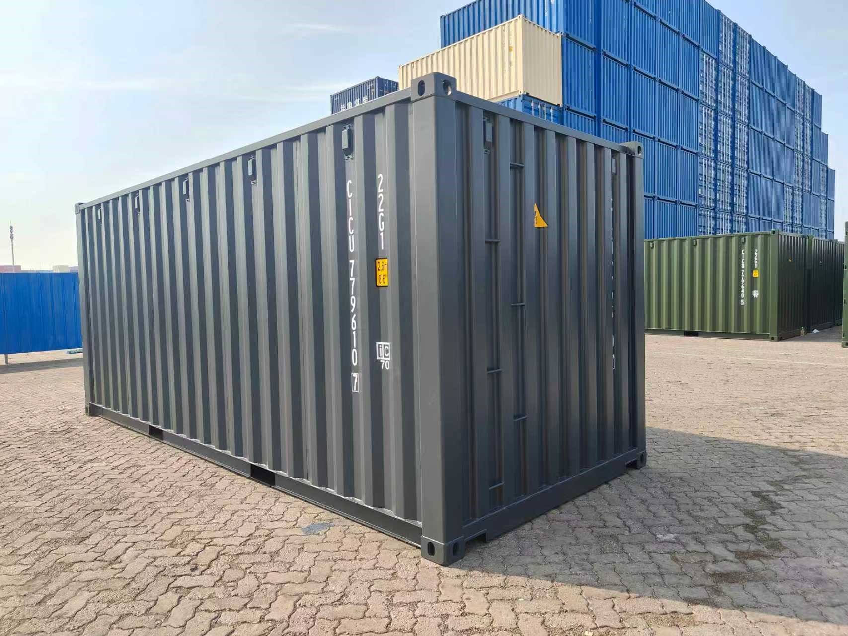 20 ft Standard - Halifax – Anthracite Grey | RAL 7016, Full Open Side
