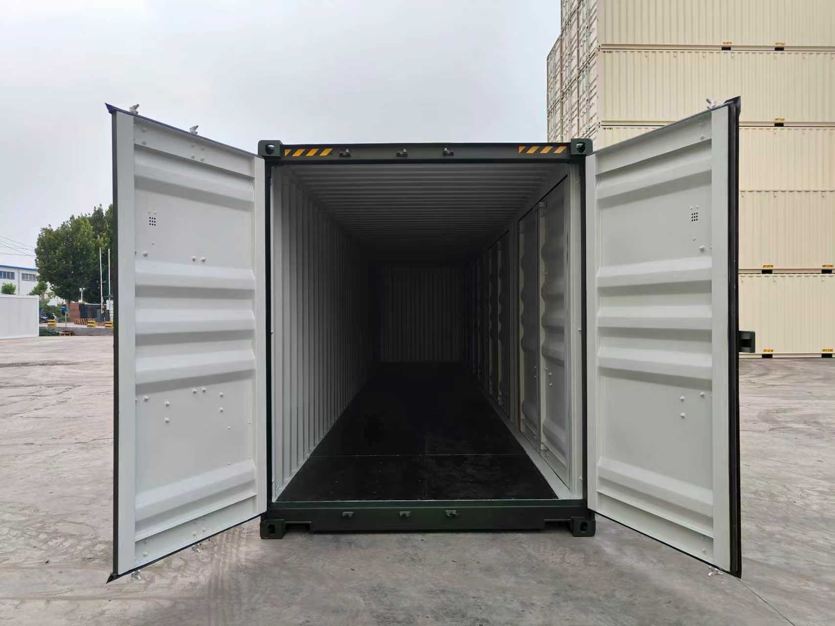 40 ft High Cube - Halifax – Bottle Green | RAL 6007, Double Door