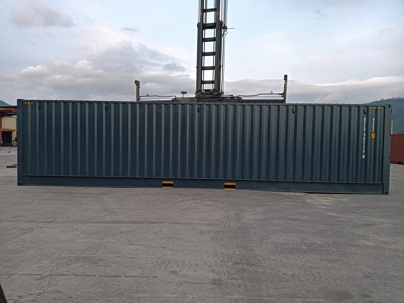 40 ft High Cube - Halifax – Slate | RAL 7015, Open Side 2-Door
