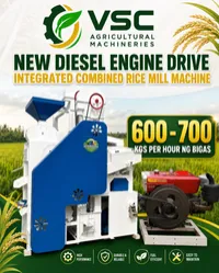 6LM Diesel Engine Drive Integrated Combined Rice Mill Machine  – Image 3