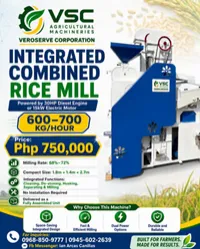 6LM Diesel Engine Drive Integrated Combined Rice Mill Machine  – Image 4