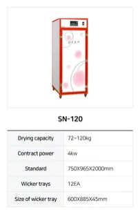 SN-120 Dehydrator Machine  – Image 7