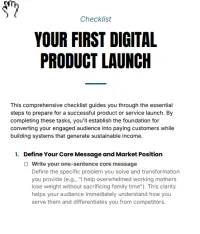 Your First Digital Product Launch – Image 2