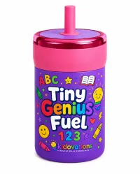 Engravable Kids Straw Tumbler 12oz, Leakproof Insulated Bottle | Personalized Drink Cup – Image 1