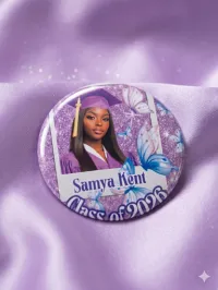 Custom Graduation Button – Image 1