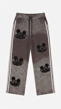 Brown Mickey Mouse Embroidered Tracksuit Set – Image 5