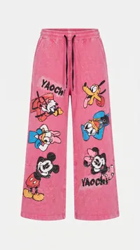 Pink Mickey Mouse Cartoon Tracksuit Set – Image 5